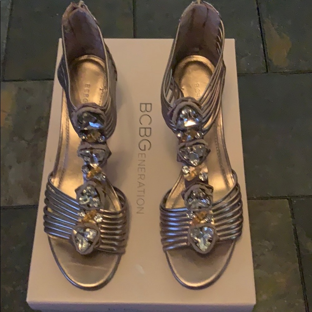 BCBG Embellished Sandals